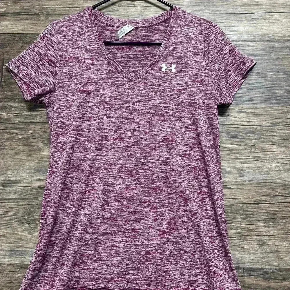 Under Armour Women's Maroon V-Neck Top